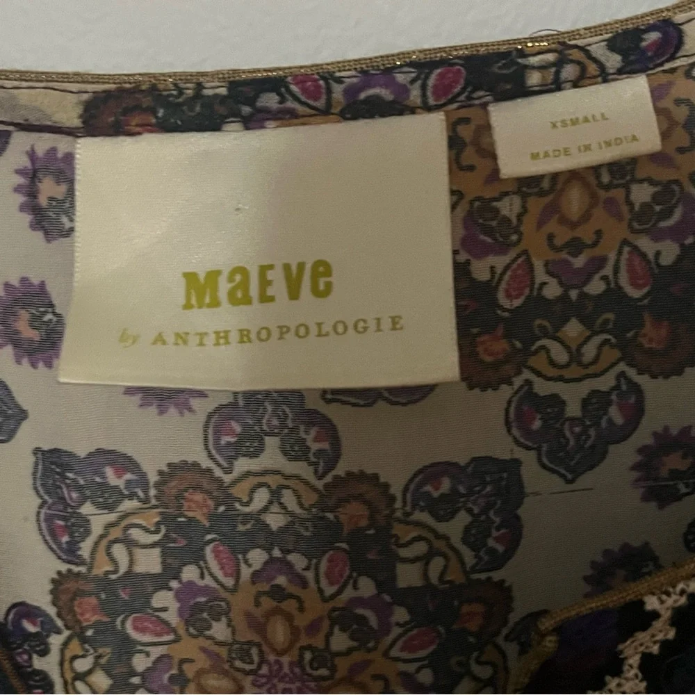 ANTHROPOLOGIE MAEVE Quartier Latin Bohemian Dress